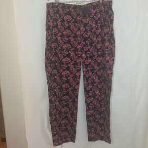 Tommy Bahama pyjama pants men’s size extra large pink leaf print